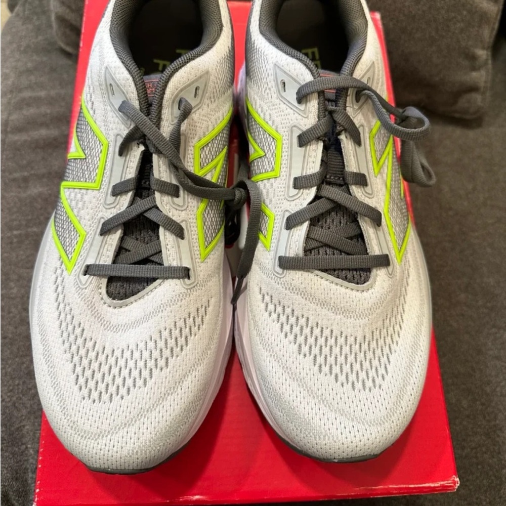 New Balance Gray and Neon Green Sneakers. New- never worn.